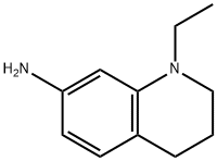 1-乙基-7-氨基-1,2,3,4-四氢喹啉 结构式