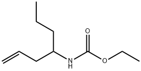 Carbamic  acid,  (1-propyl-3-butenyl)-,  ethyl  ester  (9CI) 结构式