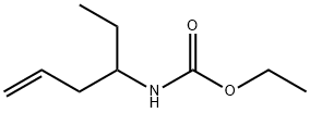 Carbamic  acid,  (1-ethyl-3-butenyl)-,  ethyl  ester  (9CI) 结构式