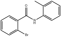 N-(2-甲基苯基)-2-溴苯甲酰胺 结构式