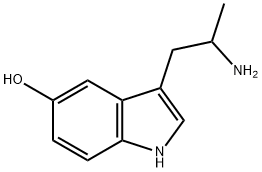 Α-甲基-5-羟色胺马来酸盐 结构式