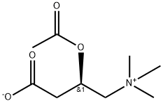 L-乙酰基肉碱 结构式