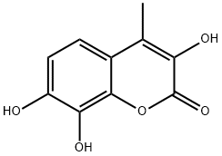 Coumarin, 3,7,8-trihydroxy-4-methyl- (8CI) 结构式