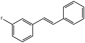 (E)-3-Fluorostilbene 结构式