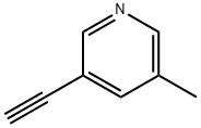 3-乙炔基-5-甲基吡啶 结构式