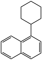 1-环己基萘 结构式