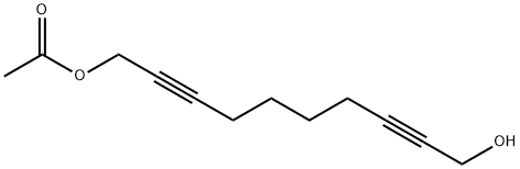 10-Acetoxy-2,8-decadiyn-1-ol 结构式