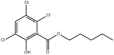 pentyl 3,5,6-trichlorosalicylate 结构式