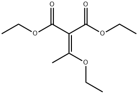 (1-乙氧基亚乙基)丙二酸二乙酯 结构式