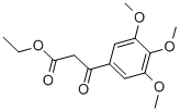 3，4，5-三甲氧基苯甲酰乙酸乙酯 结构式