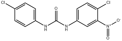 1-(4-氯-3-硝基苯基)-3-(4-氯苯基)脲 结构式