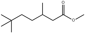 3,6,6-Trimethylheptanoic acid methyl ester 结构式