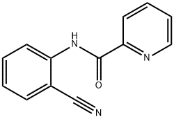 N-(2-氰苯基)吡啶-2-甲酰胺 结构式