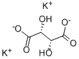 L-酒石酸钾 结构式