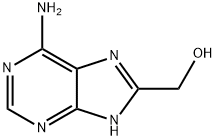 (6-Amino-9H-purin-8-yl)methanol 结构式