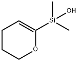 (3,4-二氢-2H-吡喃-6-基)二甲基硅醇 结构式