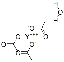 乙酸钇(III) 水合物 结构式