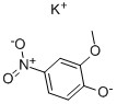 2-甲氧基-4-硝基苯酚钾盐 结构式