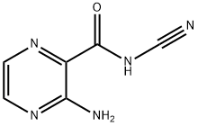 Pyrazinecarboxamide, 3-amino-N-cyano- (8CI) 结构式