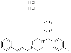 盐酸氟桂利嗪 结构式