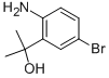 2-(2-氨基-5-溴苯基)丙-2-醇 结构式