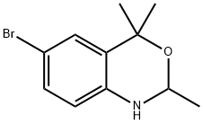6-BROMO-2,4,4-TRIMETHYL-2,4-DIHYDRO-1H-BENZO[D][1,3]OXAZINE 结构式