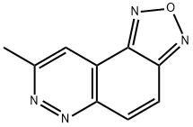 8 -甲基[1,2,5]恶二唑并[3,4 - F].噌啉 结构式