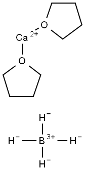 双(四氢呋喃)硼氢化钙 结构式