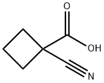 1-氰基环丁烷羧酸 结构式