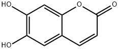 6,7-二羟基香豆素 结构式