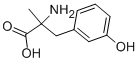 DL-ALPHA-METHYL-M-TYROSINE MONOHYDRATE 结构式