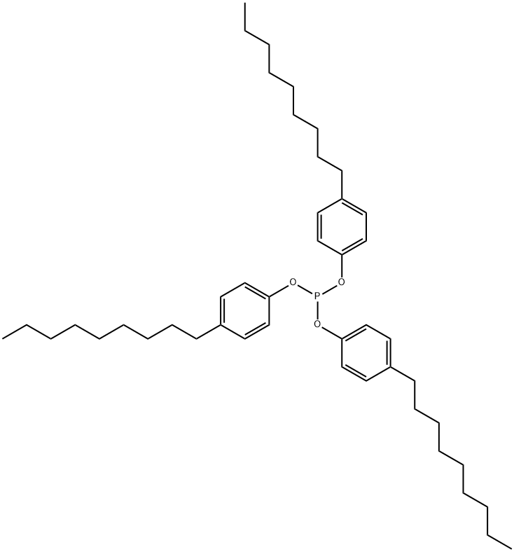 三(4-壬苯基)亚磷酸酯 结构式