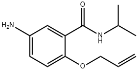 2-(Allyloxy)-5-amino-N-isopropylbenzamide 结构式