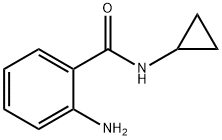 2-氨基-N-环丙基苯甲酰胺 结构式