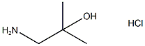 1-氨基-2-甲基-丙-2-醇盐酸盐 结构式