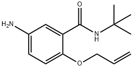 2-(Allyloxy)-5-amino-N-tert-butylbenzamide 结构式