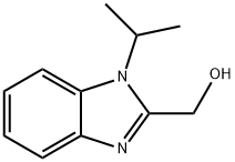 (1-异丙基-1H-苯并咪唑基-2-基)-甲醇 结构式