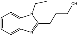 3-(1-乙基-1H-苯并[D]咪唑-2-基)丙烷-1-醇 结构式