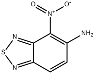 4-硝基苯并[C][1,2,5]噻二唑-5-胺 结构式