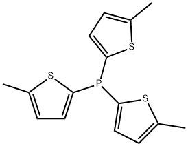 Tris(5-methyl-2-thienyl)phosphine 结构式