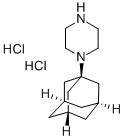 1-(1-Piperazinyl)adamantane dihydrochloride 结构式