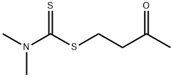 Dimethyldithiocarbamic acid 3-oxobutyl ester 结构式