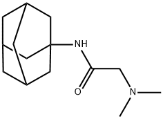 N-(Adamantan-1-yl)-2-(N,N-dimethylamino)acetamide 结构式