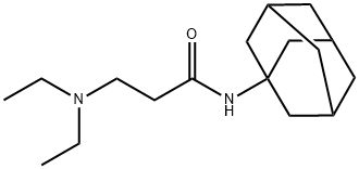 N-(1-Adamantyl)-3-(diethylamino)propionamide 结构式