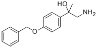1-氨基-2-(4-苄基-苯基)异丙醇 结构式