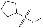 Cyclopentanesulfonothioic acid, S-methyl ester (9CI) 结构式