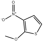 2-甲氧基-3-硝基噻吩 结构式