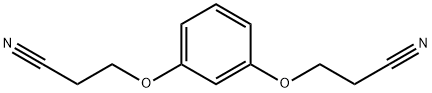 3-[3-(2-氰基乙氧基)苯氧基]丙腈 结构式