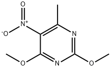 5-nitro-2,4-dimethoxy-6-methylpyrimidine 结构式