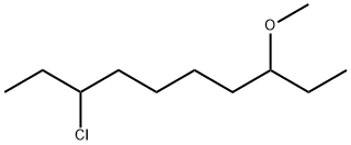 6-Chloro-1-ethyloctyl(methyl) ether 结构式